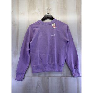 Vintage 1990s Track And Court Purple Womens Size S Sweatshirt NWD